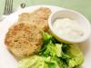 Herb and Cheese Beancakes with Caper Mayonnaise