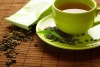 Healthy cup of green tea