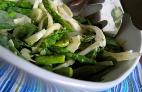 Smoked Fish & Asparagus Salad