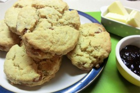 Cherry scones
