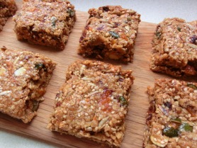 Date and Apricot Granola Squares
