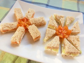 Smoked Salmon and Cream Cheese Finger Sandwiches