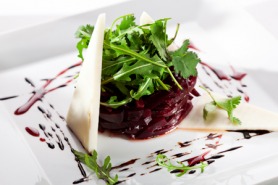 Warm Goat Cheese and Beetroot Salad
