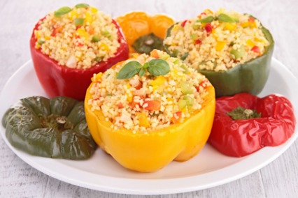 Couscous Stuffed Peppers