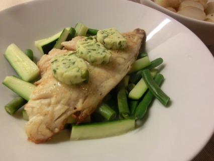 Pan Fried Sea Bream with Lemon and Herb Butter