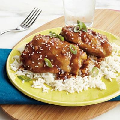 Slow Cooked Sesame Ginger Chicken